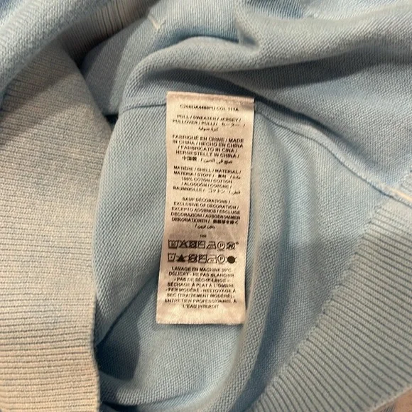 Bonpoint Sky blue sweater size 6 - Picture 6 of 6